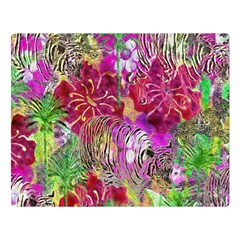 Jungle Love Double Sided Flano Blanket (large)  by PollyParadise