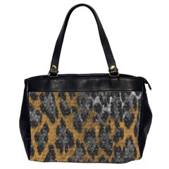 Animalprint Oversize Office Handbag (2 Sides) by PollyParadise