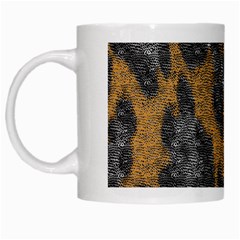 Animalprint White Mugs