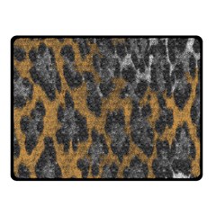 Animalprint Double Sided Fleece Blanket (small)  by PollyParadise