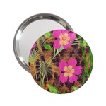 Jungle floral 2.25  Handbag Mirrors Front