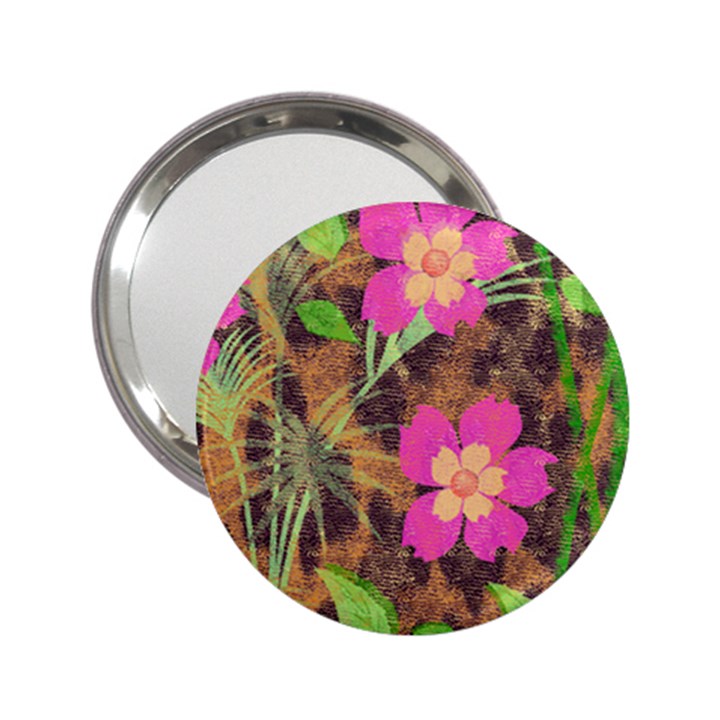 Jungle floral 2.25  Handbag Mirrors