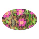 Jungle floral Oval Magnet Front