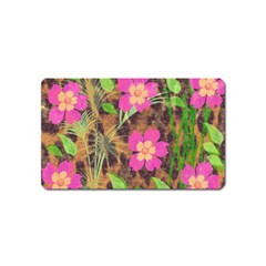 Jungle Floral Magnet (name Card)