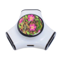 Jungle Floral 3-port Usb Hub by PollyParadise