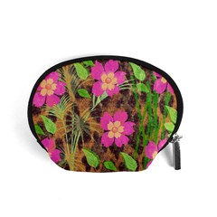 Jungle Floral Accessory Pouch (small) by PollyParadise