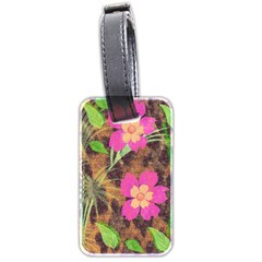 Jungle Floral Luggage Tag (two Sides) by PollyParadise