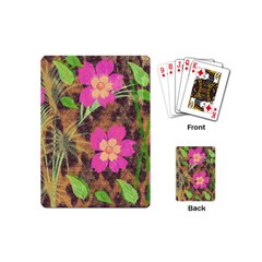 Jungle Floral Playing Cards Single Design (mini)