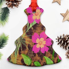 Jungle Floral Ornament (christmas Tree) 