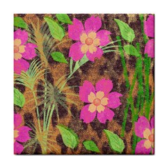 Jungle Floral Tile Coaster