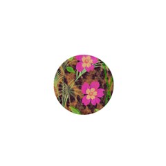 Jungle Floral 1  Mini Buttons