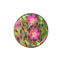 Jungle Floral Hat Clip Ball Marker (10 Pack) by PollyParadise