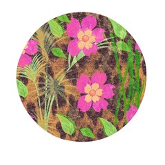 Jungle Floral Mini Round Pill Box (pack Of 3) by PollyParadise