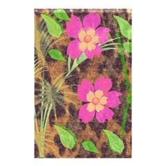 Jungle Floral Shower Curtain 48  X 72  (small)  by PollyParadise