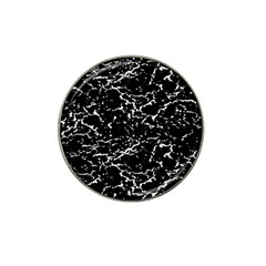 Black And White Grunge Abstract Print Hat Clip Ball Marker (10 Pack) by dflcprintsclothing