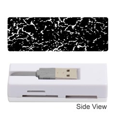 Black And White Grunge Abstract Print Memory Card Reader (stick) by dflcprintsclothing