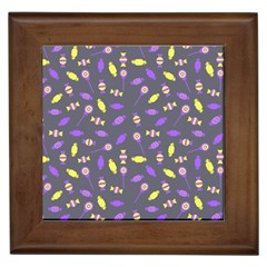 Candy Framed Tile by UniqueThings