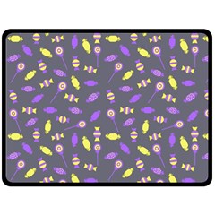 Candy Double Sided Fleece Blanket (large)  by UniqueThings