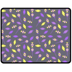 Candy Fleece Blanket (medium)  by UniqueThings