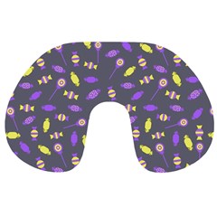 Candy Travel Neck Pillow by UniqueThings