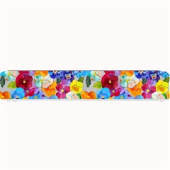 Pansies  Watercolor Flowers Small Bar Mats by SychEva