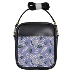 Folk Floral Pattern  Abstract Flowers Surface Design  Seamless Pattern Girls Sling Bag by Eskimos