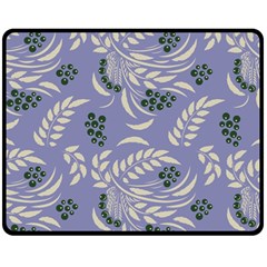 Folk Floral Pattern  Abstract Flowers Surface Design  Seamless Pattern Fleece Blanket (medium)  by Eskimos