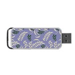 Folk floral pattern. Abstract flowers surface design. Seamless pattern Portable USB Flash (Two Sides) Front