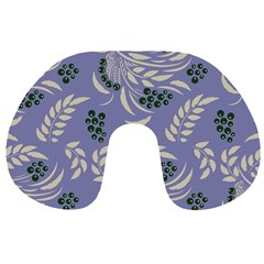 Folk Floral Pattern  Abstract Flowers Surface Design  Seamless Pattern Travel Neck Pillow by Eskimos