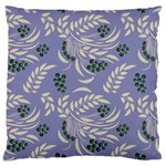 Folk floral pattern. Abstract flowers surface design. Seamless pattern Large Flano Cushion Case (Two Sides) Front