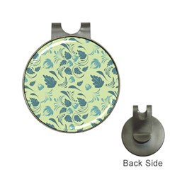 Folk Floral Pattern  Abstract Flowers Surface Design  Seamless Pattern Hat Clips With Golf Markers by Eskimos