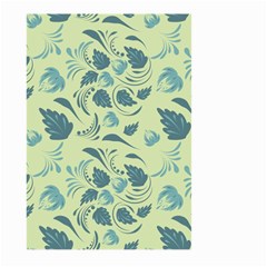 Folk Floral Pattern  Abstract Flowers Surface Design  Seamless Pattern Large Garden Flag (two Sides) by Eskimos