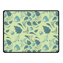 Folk Floral Pattern  Abstract Flowers Surface Design  Seamless Pattern Double Sided Fleece Blanket (small)  by Eskimos