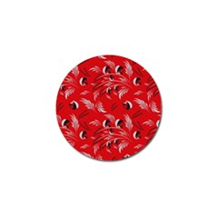 Folk floral pattern. Abstract flowers surface design. Seamless pattern Golf Ball Marker (10 pack)