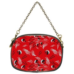 Folk floral pattern. Abstract flowers surface design. Seamless pattern Chain Purse (Two Sides)