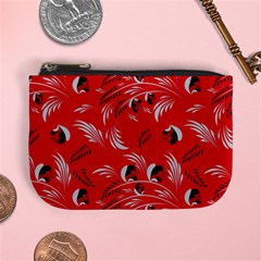 Folk floral pattern. Abstract flowers surface design. Seamless pattern Mini Coin Purse