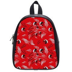 Folk floral pattern. Abstract flowers surface design. Seamless pattern School Bag (Small)