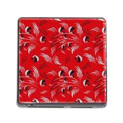 Folk floral pattern. Abstract flowers surface design. Seamless pattern Memory Card Reader (Square 5 Slot)