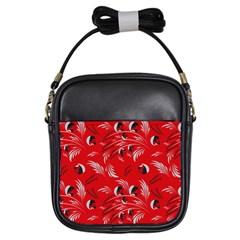 Folk floral pattern. Abstract flowers surface design. Seamless pattern Girls Sling Bag