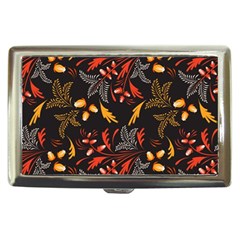 Folk Floral Pattern  Abstract Flowers Surface Design  Seamless Pattern Cigarette Money Case by Eskimos