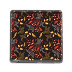 Folk floral pattern. Abstract flowers surface design. Seamless pattern Memory Card Reader (Square 5 Slot) Front