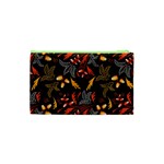 Folk floral pattern. Abstract flowers surface design. Seamless pattern Cosmetic Bag (XS) Back