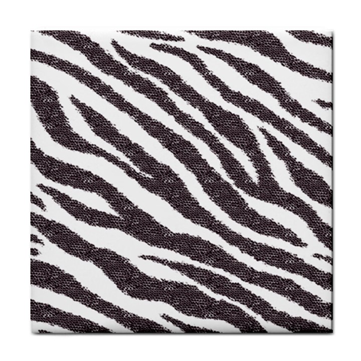 Zebra Tile Coaster