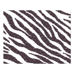 Zebra Double Sided Flano Blanket (large)  by PollyParadise