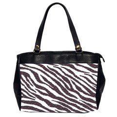 Zebra Oversize Office Handbag (2 Sides) by PollyParadise