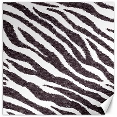 Zebra Canvas 20  X 20  by PollyParadise