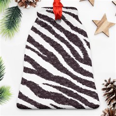 Zebra Bell Ornament (two Sides)