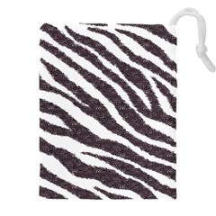 Zebra Drawstring Pouch (4xl) by PollyParadise