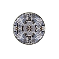 Grey Layers Marbling Hat Clip Ball Marker (10 Pack) by kaleidomarblingart