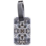 Grey layers marbling Luggage Tag (two sides) Front